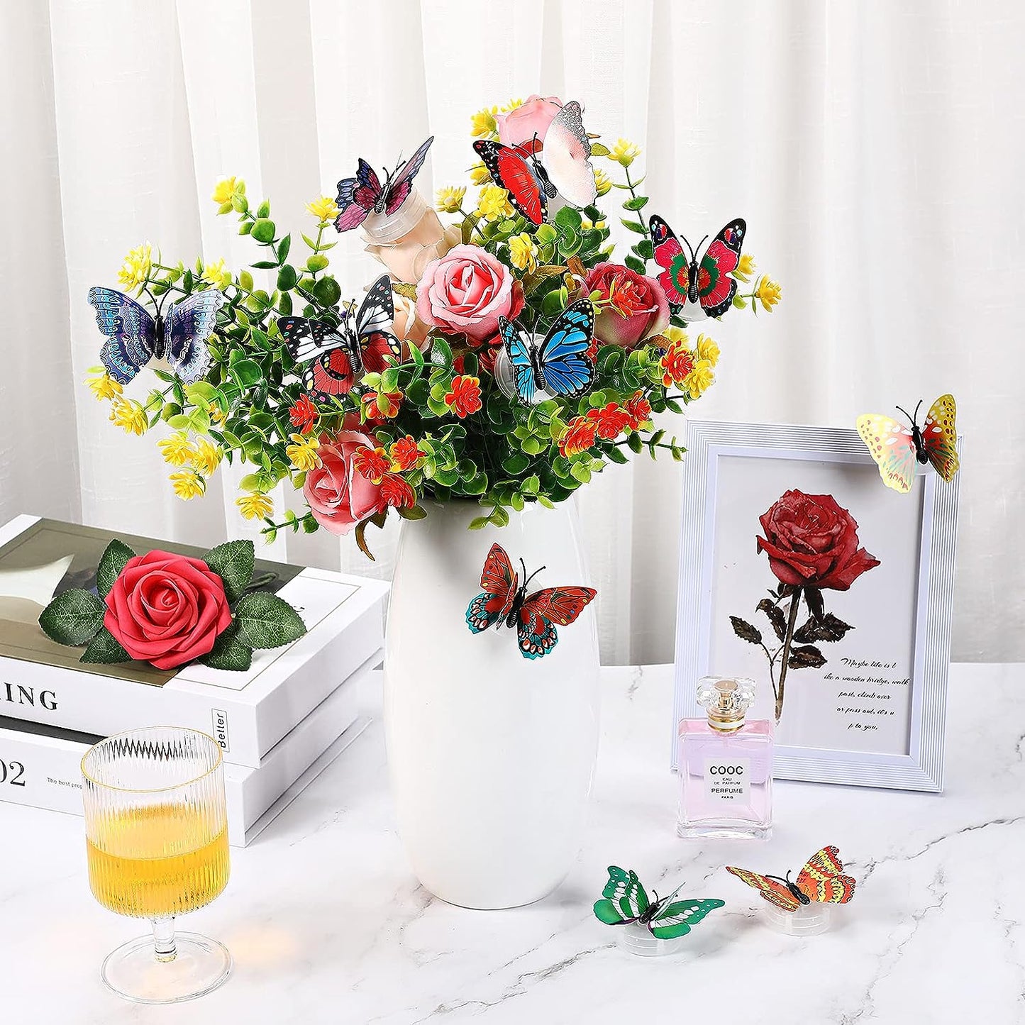 Vibrant Multicolor LED 3D Butterfly Wall Lights 5
