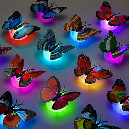 Vibrant Multicolor LED 3D Butterfly Wall Lights 2
