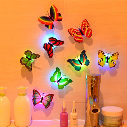 Vibrant Multicolor LED 3D Butterfly Wall Lights 4