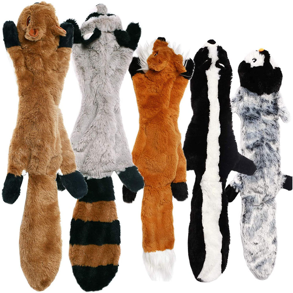 Playful Stuffing-Free Dog Toy: Squeaky, Durable, and Fun!