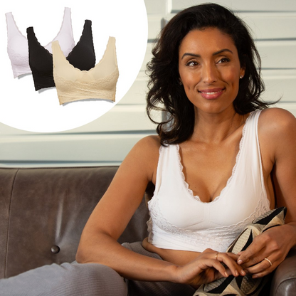 Seamless Wireless Lift Bra for Natural Support & Comfort | Breathable and Adjustable