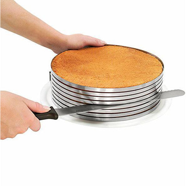 Versatile Stainless Steel Cake Slicer for DIY Easy Baking Goods – Effortless Cutting & Easy Cleaning 6