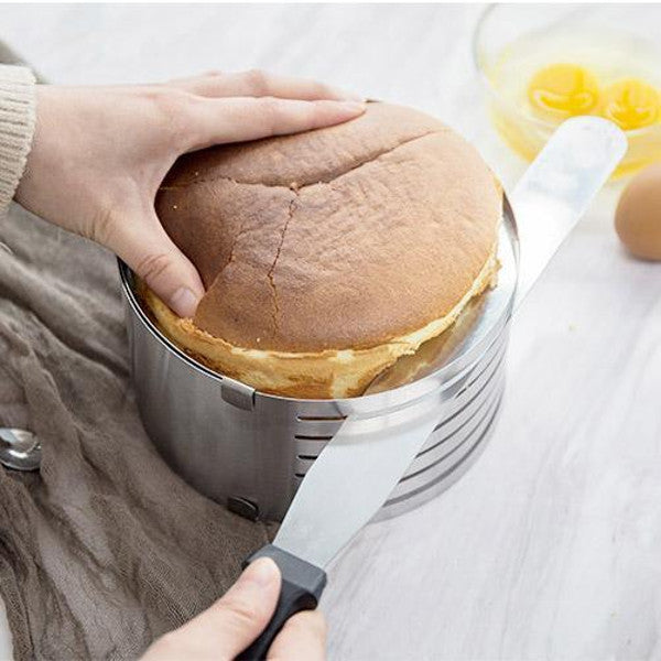 Versatile Stainless Steel Cake Slicer for DIY Easy Baking Goods – Effortless Cutting & Easy Cleaning