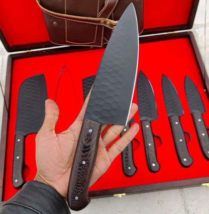 Damascus Chef Set Of 6Pieces