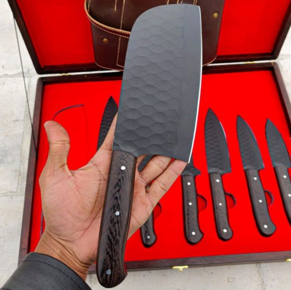 Damascus Chef Set Of 6Pieces