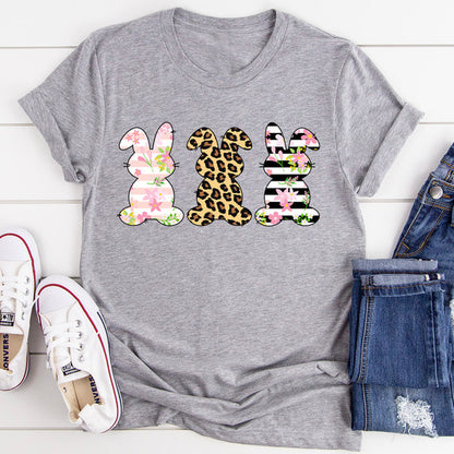 Floral Easter Bunnies Tee