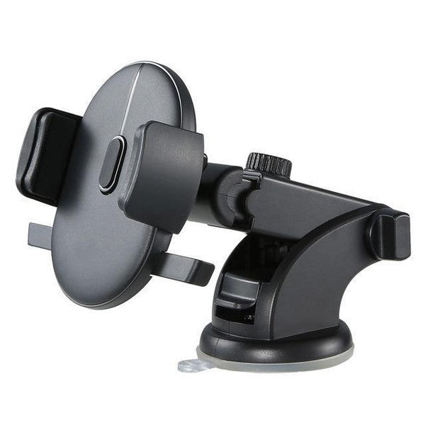Secure and Versatile Car Phone Retractable Mount Holder - 360 degree Rotation, Telescopic, Easy-to-Install, Black 5