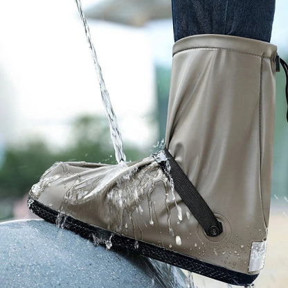 Reusable Waterproof Step-in Shoe Covers – Non-slip Durable Shoe Protectors for Home & Work
