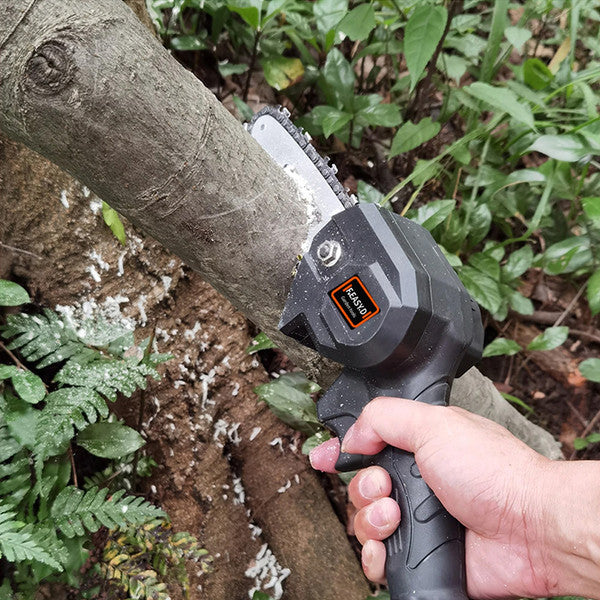 Compact Power - Rechargeable Handheld Mini Battery Powered Chainsaw – Lightweight with Anti-Slip Handle 2