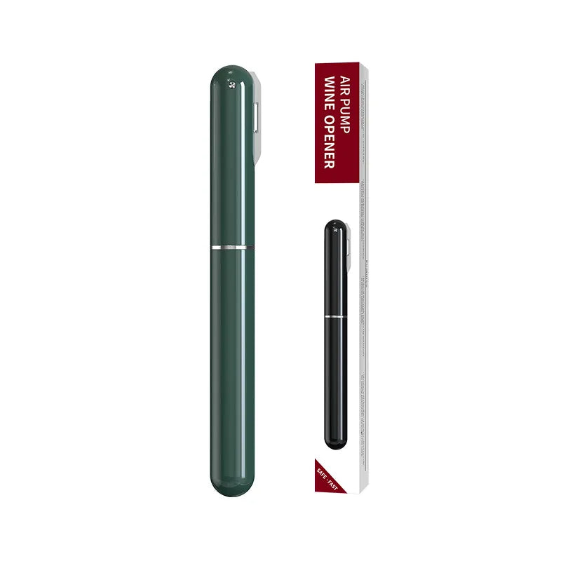 Air Pressure Wine Corkscrew green