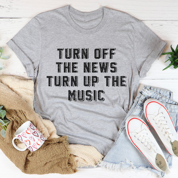 Turn Up The Music Tee