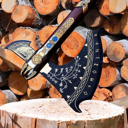 LeviathanAxeViking AxeAxeAxeVikingVikingAxeHandmadeVikingHandForgedAxeHatchetVikingHa
