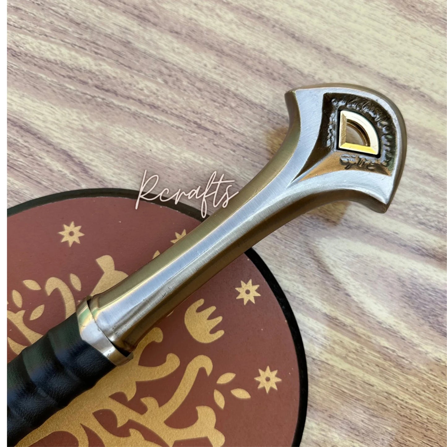 Andurilswordofstriderwithfreescabbardlordoftheringskingaragornranger swordlotrgifts