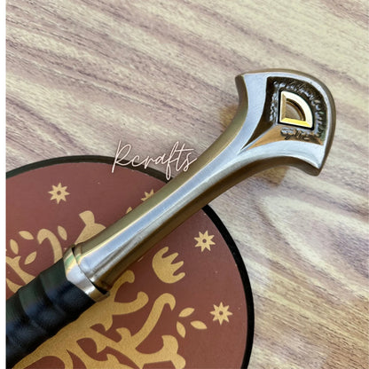 Andurilswordofstriderwithfreescabbardlordoftheringskingaragornranger swordlotrgifts