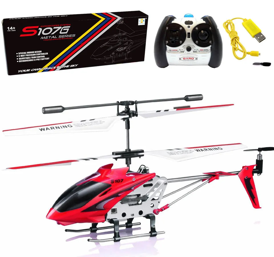 3.5CH Metal Remote Control with GYRO Stability Red 2