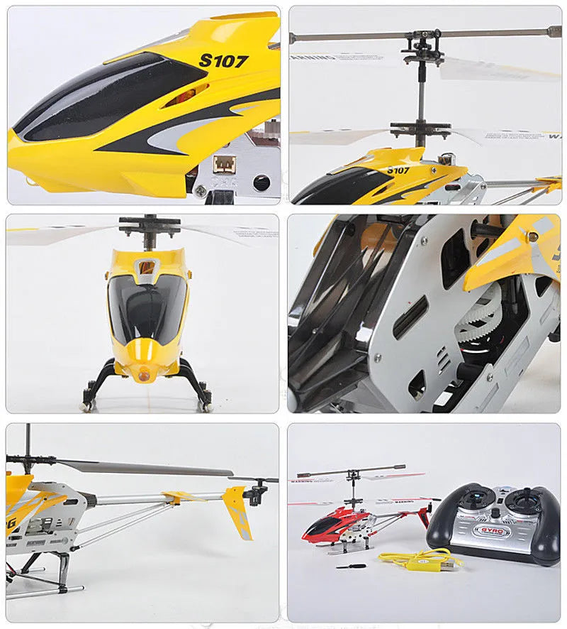 3.5CH Metal Remote Control with GYRO Stability 4