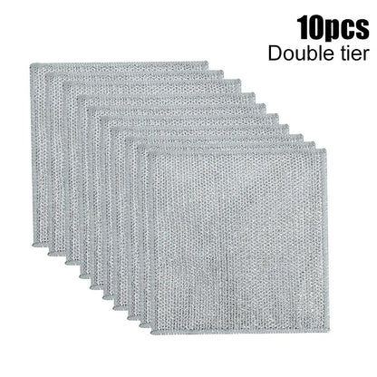 Double Stainless Steel Scrubber 10pcs