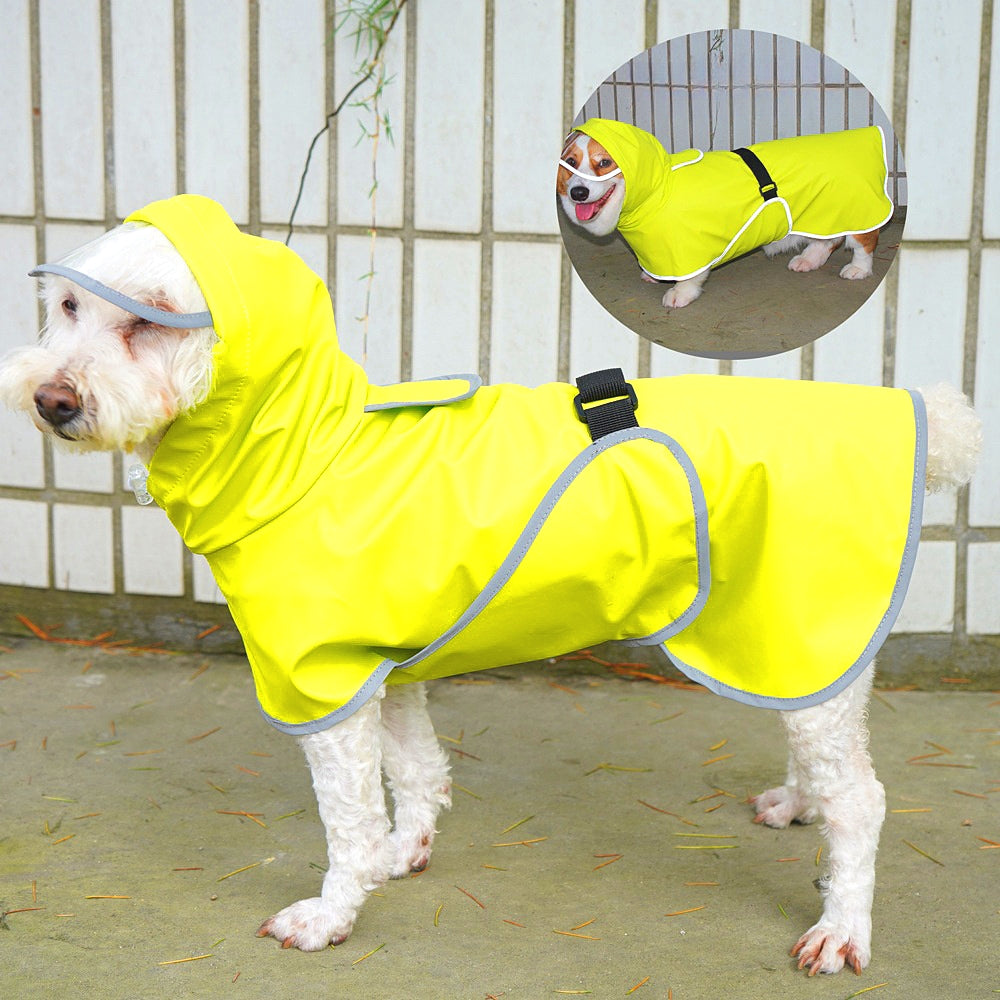 Dog Raincoats: All-Inclusive Sizes for Corgi, Teddy, and Large Breeds - Protect Your Pet's Belly with Quality Rain Cloak