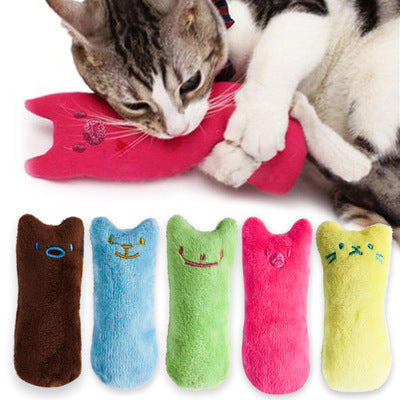 Catnip Toys for Teeth Grinding: Interactive Plush Toy for Cats, Funny & Vocal, Ideal for Kitten Chewing & Claw Care