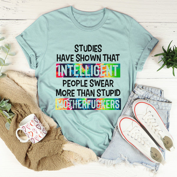 Intelligent People Swear Tee...jpg