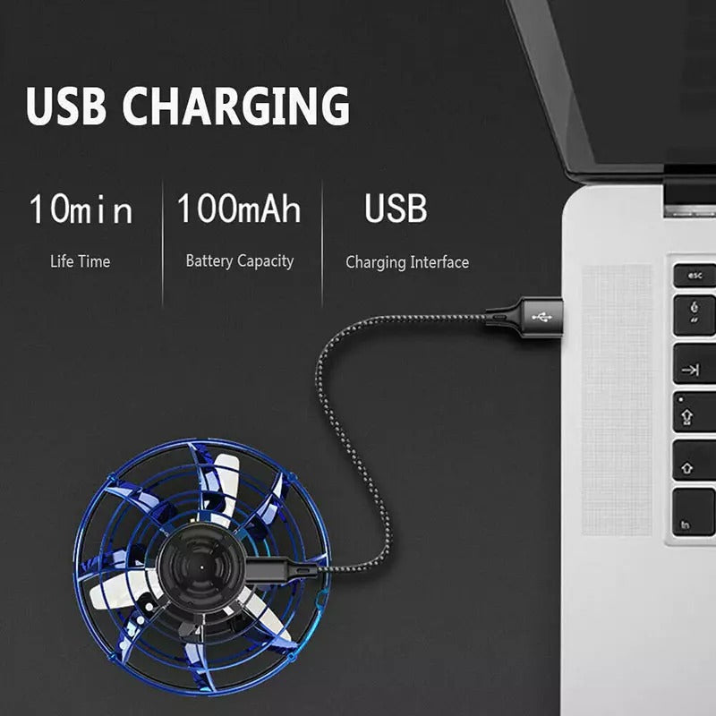 Stress Relief UFO Toy with LED Lights 4