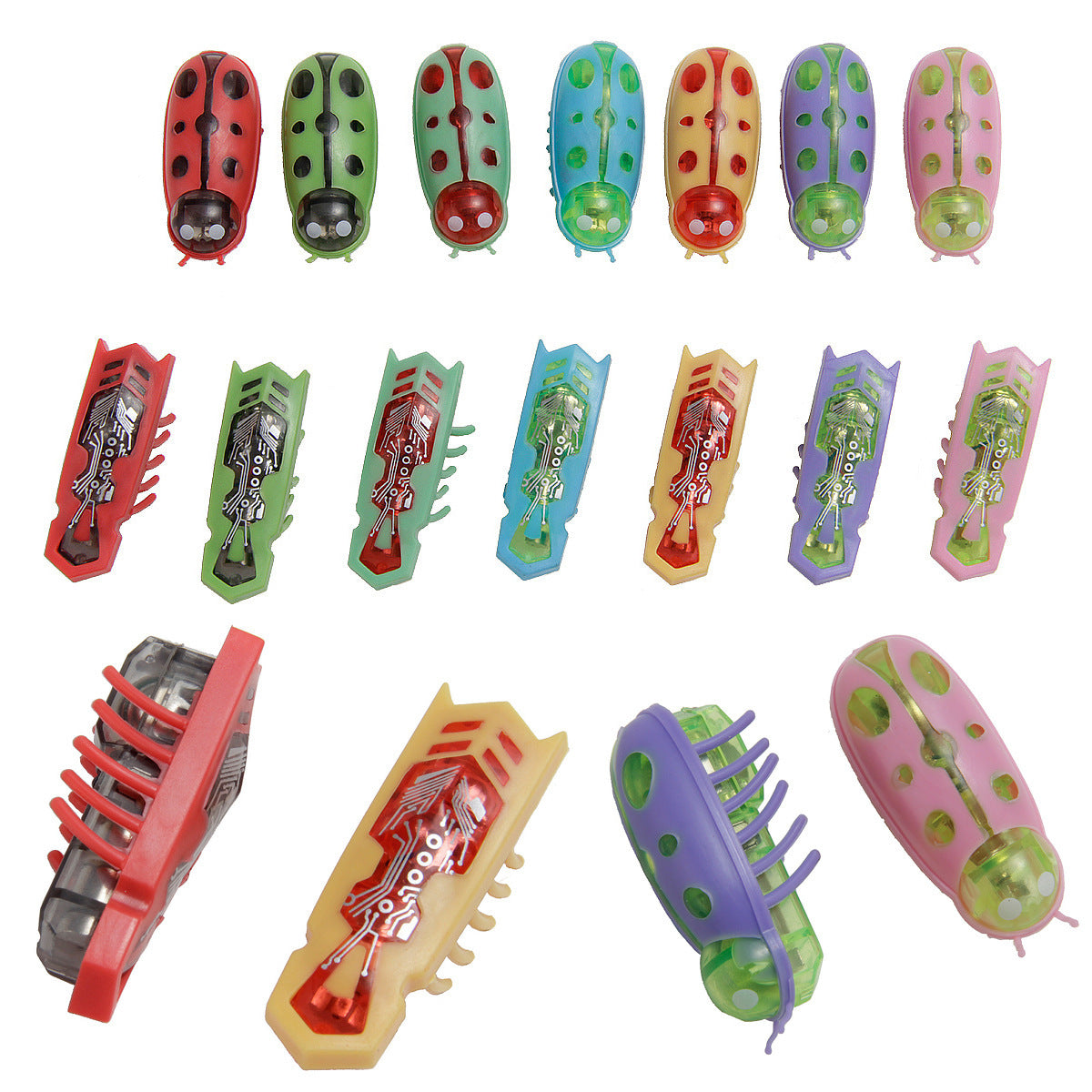 Entertaining Electric Cat Toy: Mini Robot Bugs for Cats, Battery-Operated with Vibrating Insect Action!