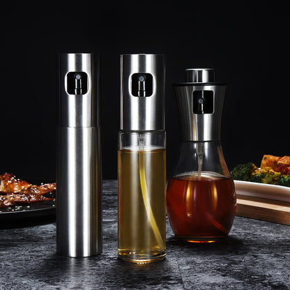 Oil Sprayer for Cooking Olive Oil Sprayer Mister with Funnel Olive Oil Spray Bottle for Salad BBQ Baking