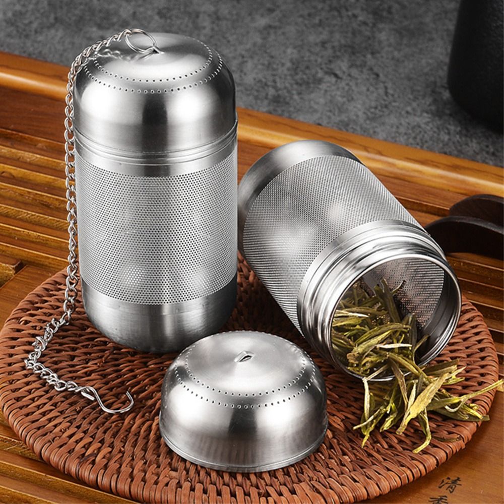 Stainless Steel Tea Infuser Tea Leaves Spice Seasoning Ball Strainer Teapot Fine Mesh Coffee Filter Teaware Kitchen Tool