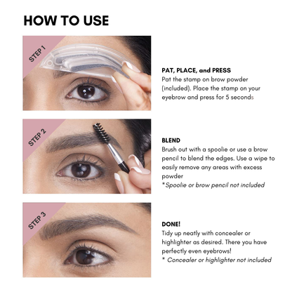 Best eyebrow stamp set for symmetry
