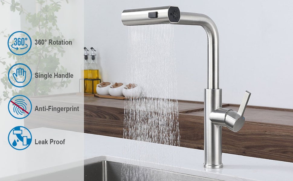 Waterfall Kitchen Faucet 9