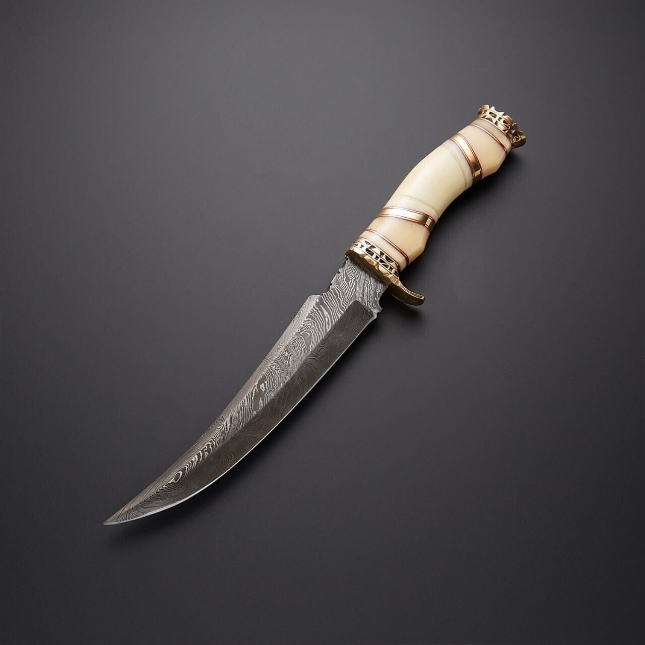 Damascus Bowie Knifejpg