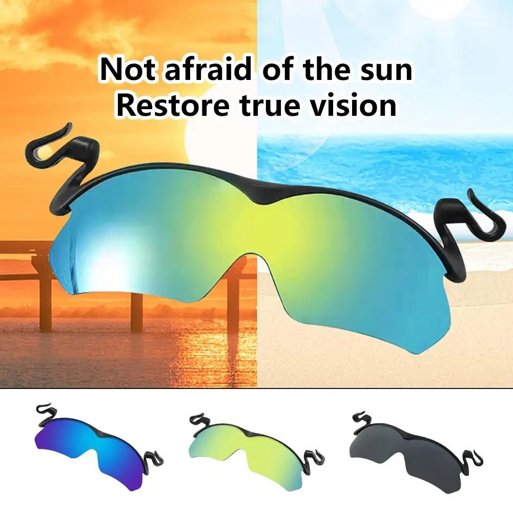 New Polarized Clip Cap Sunglasses 9