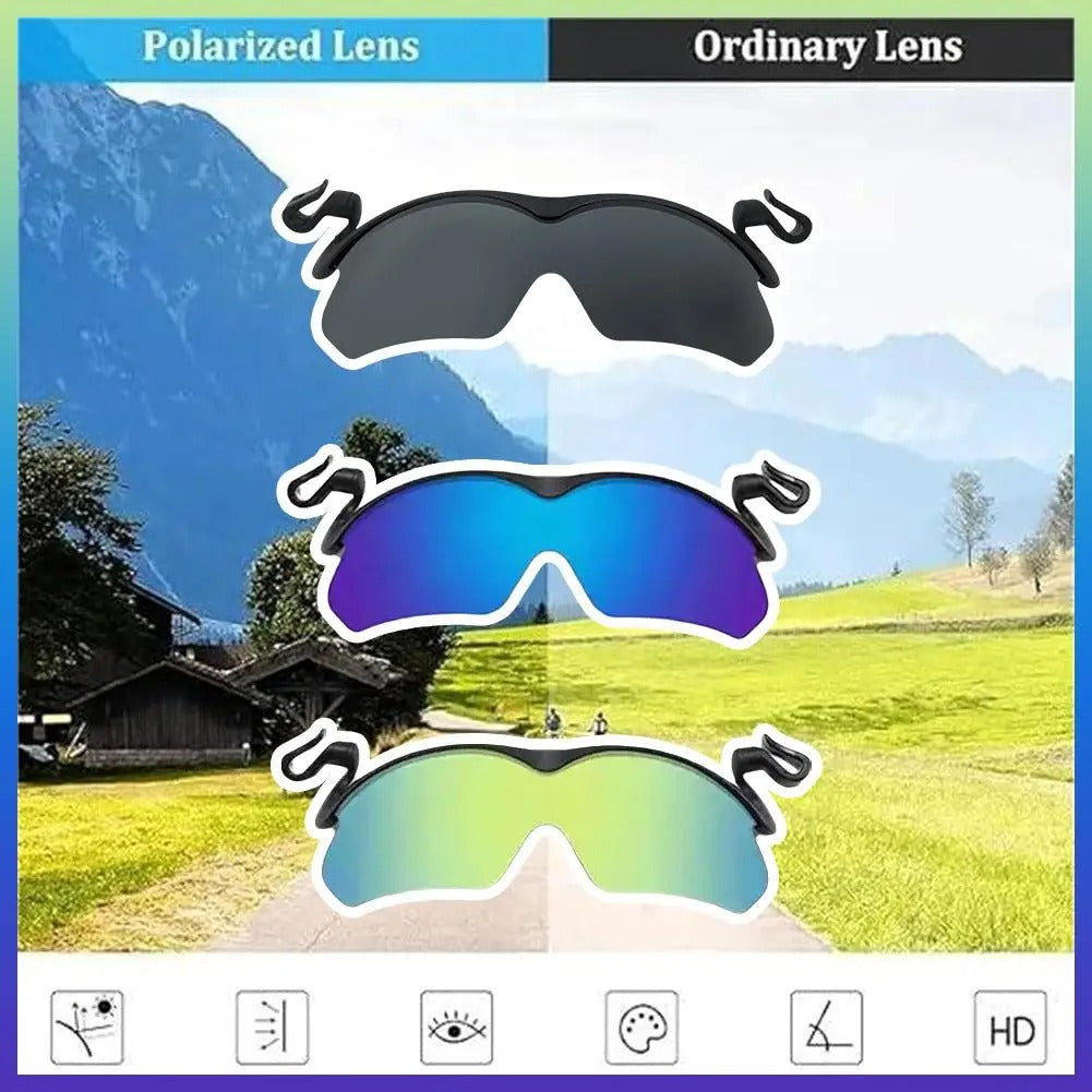 New Polarized Clip Cap Sunglasses 2
