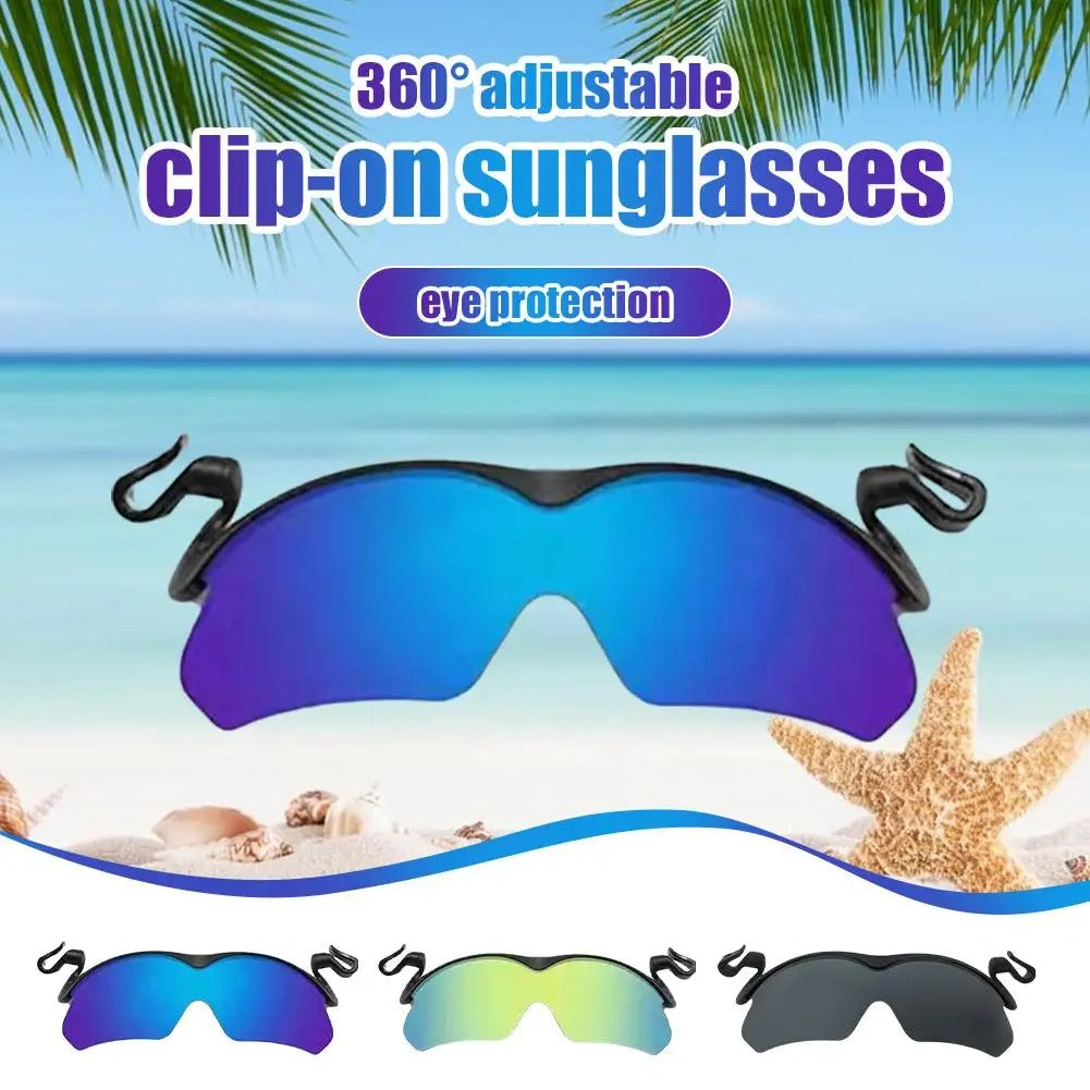New Polarized Clip Cap Sunglasses 1