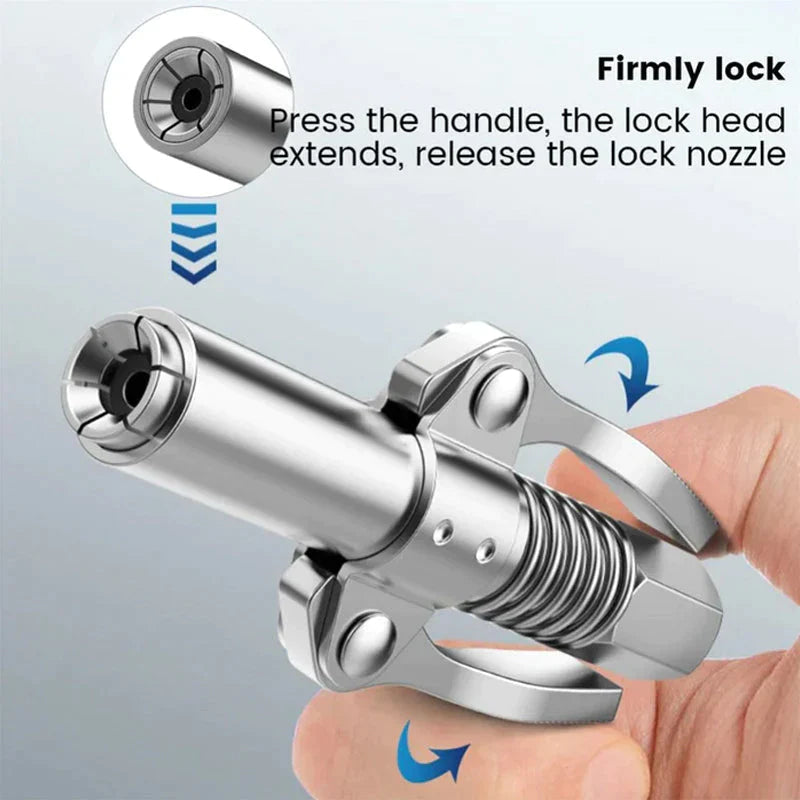 Strong Lock on Grease Couplers 5