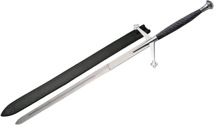 Handmade D2 Steel Sword Dagger Legendary Sword 33 Inches Long Sword Machete Hunting Claymore Sword