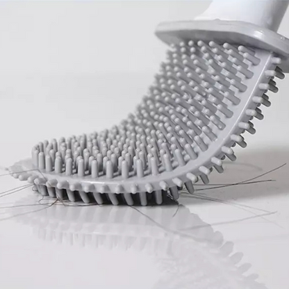 Wall-Mounted Silicone Toilet Brush with Quick-Dry Holder3