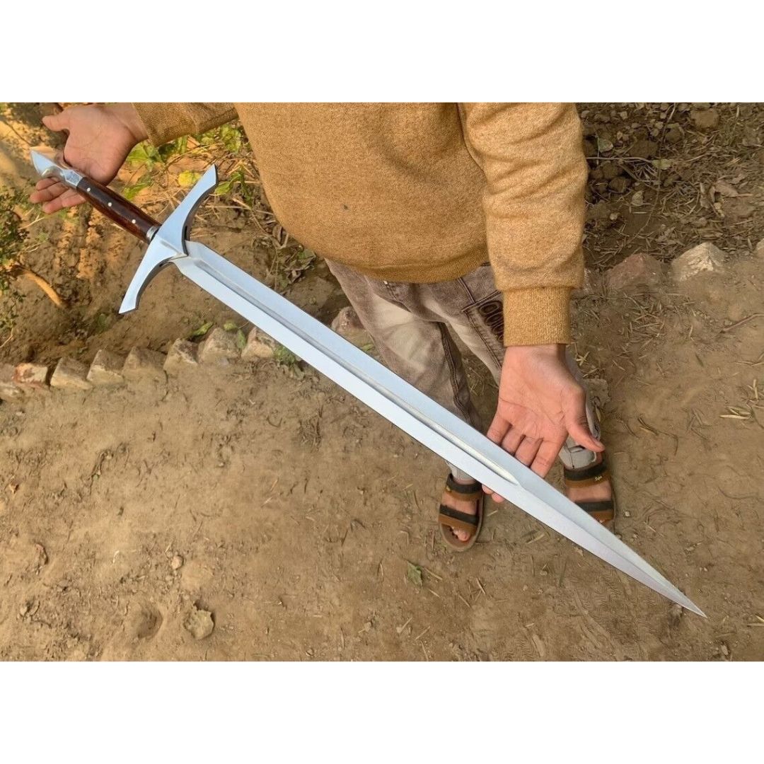 Toothpick Handmade Sword D2 Tool Steel Viking Sword Forged Custom Made Survival (3).jpg