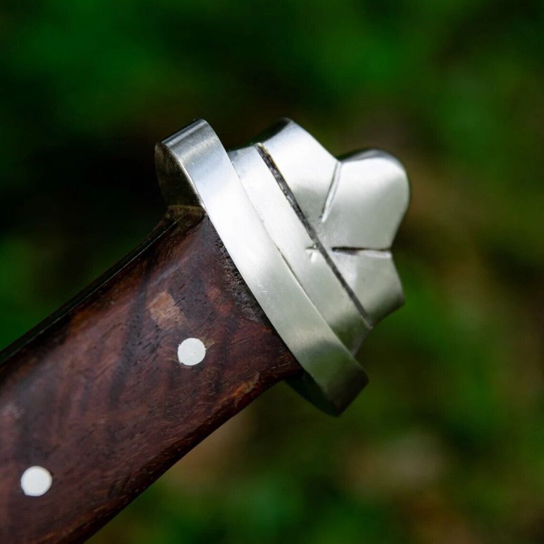 Handmade Sword D2 Steel Viking Sword Hunting Unique Sword Survival Double Edged (5).jpg