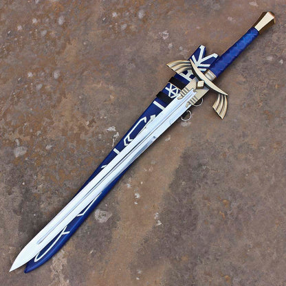 Deluxe Zelda Master Sword And Scabbard 1070 High Carbon Steel Blade