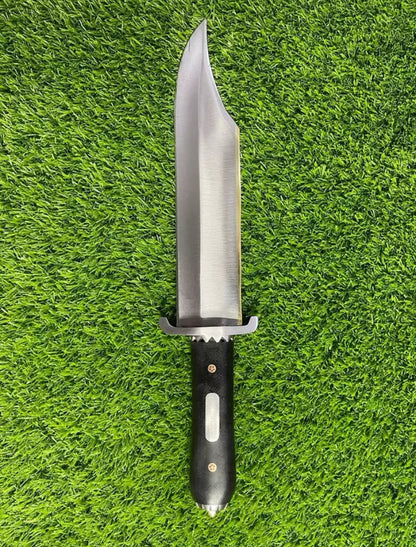 Handmade Survival Hunting Knife Mistress Bowie Knife D2 Steel High Polish Blade with Leather Sheath