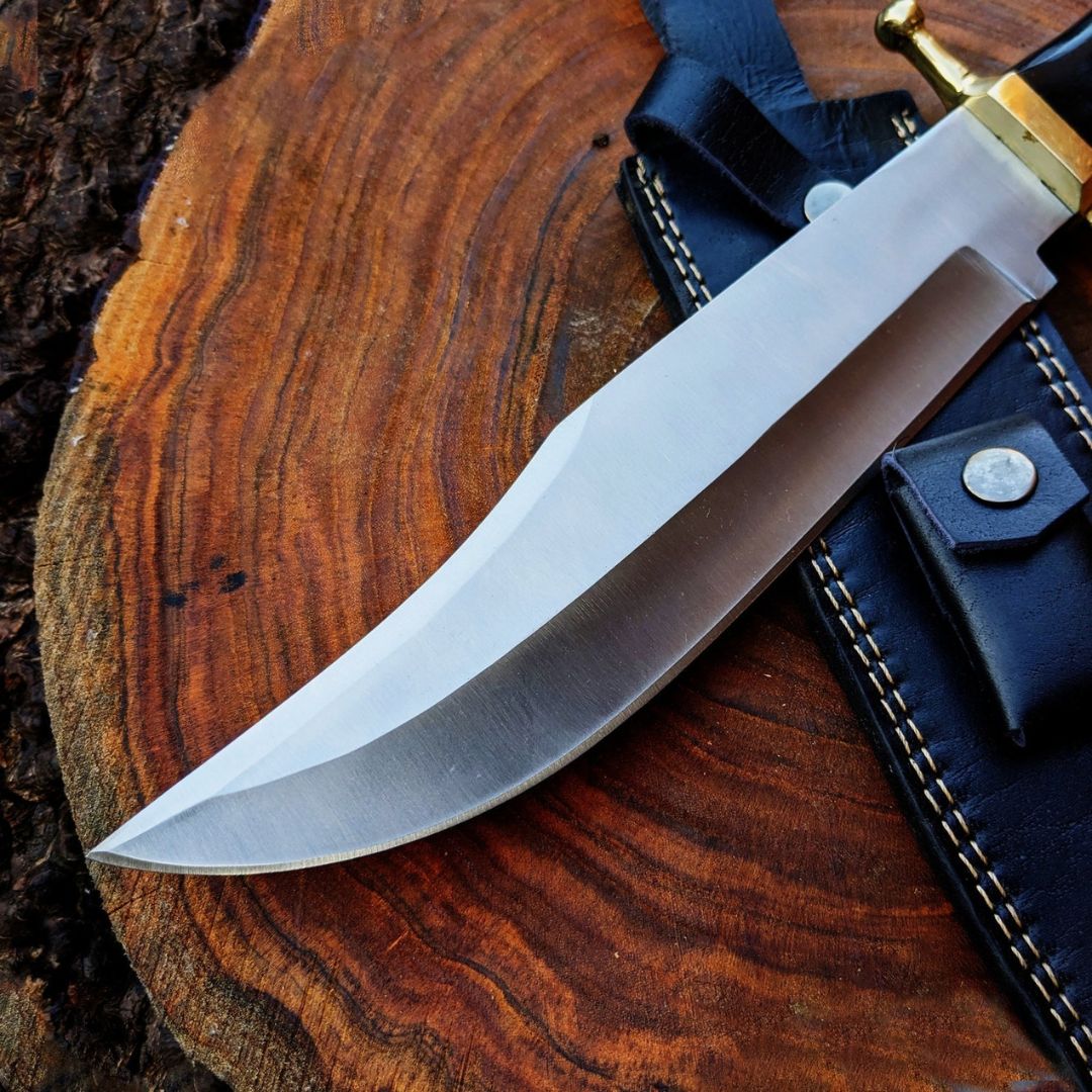Bowie Knife With Free Engraving  Custom Handmade Bowie D2 Steel Hunting Survival (2).jpg
