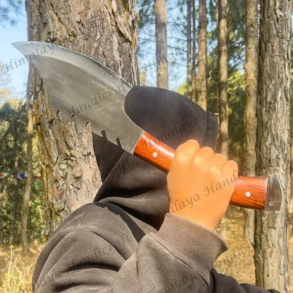 Custom Handmade Viking Bowie Knife Carbon Steel Full Tang Hunting Survival Knife (5).jpg