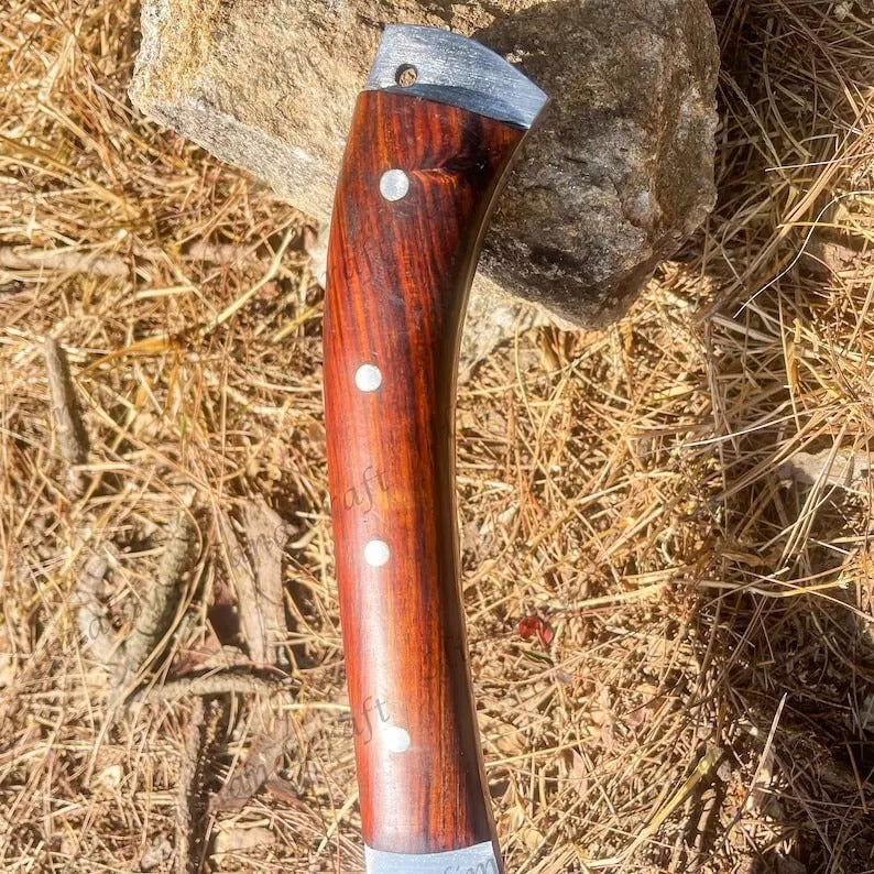 Custom Handmade Viking Bowie Knife Carbon Steel Full Tang Hunting Survival Knife (7).jpg