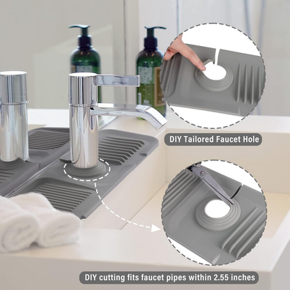 Kitchen Sink Silicone Splash Guard2