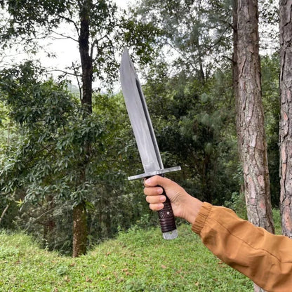 Custom Handmade Saktisali Bowie Knife Full Tang Bowie Survival Outdoor Bowie