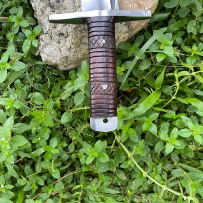 Custom Handmade Saktisali Bowie Knife Full Tang Bowie Survival Outdoor Bowie (7).jpg