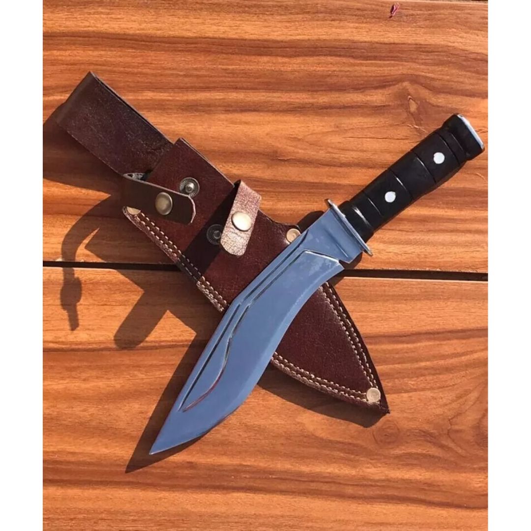 Kukri Knife Custom Handmade Carbon Steel Forged Kukri Hunting Survival Camping (6).jpg