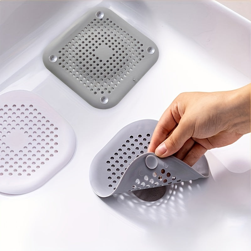 Hair Filter Anti-Blocking Strainer Bathtub Shower Floor Drain Stopper Silicone Kitchen Deodorant Plug Bathroom Accessory