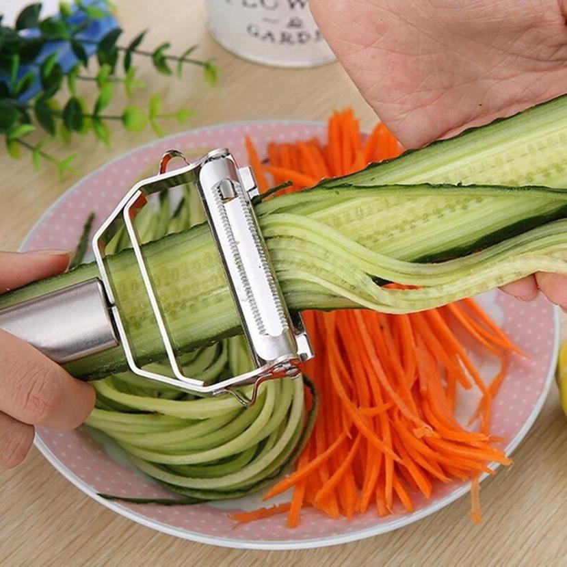 High Quality Stainless Steel Potato Cucumber Carrot Grater Julienne Peeler Vegetables Fruit Peeler Vegetable Slicer Tool